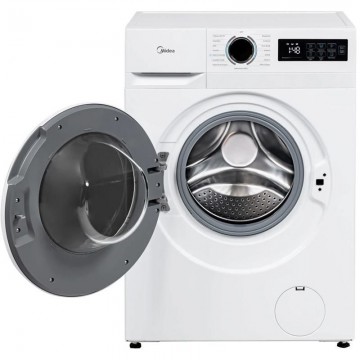 Midea Πλυντήριο Ρούχων 8kg με Τεχνολογία Ατμού 1400 Στροφών MF110W80BA10/W-GR